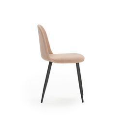 Chaise en tissu rose, 45 x 52 x 81 cm | Malila