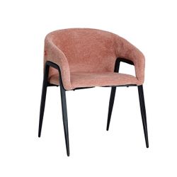 Silla de tejido en rosa, 58 x 55 x 74 cm | Aren