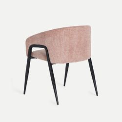 Silla de tejido en rosa, 58 x 55 x 74 cm | Aren
