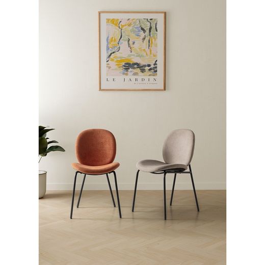 Chair in tile fabric, 45 x 57.5 x 81.5 cm | Cori