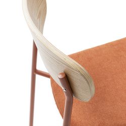 Fabric chair in tile, 46 x 51 x 77 cm | Adriana