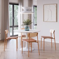 Fabric chair in tile, 46 x 51 x 77 cm | Adriana