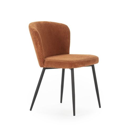 Chaise en tissu à carreaux, 47 x 58 x 78 cm | Mégane
