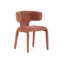 Chaise tressée en terre cuite, 58 x 55,5 x 76 cm | Maca