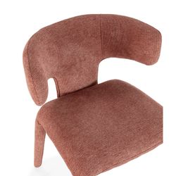 Chaise tressée en terre cuite, 58 x 55,5 x 76 cm | Maca