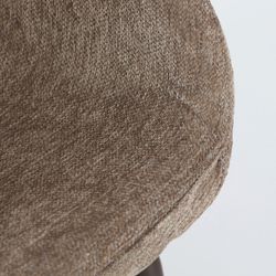 Silla de tejido en topo, 54 x 56 x 82 cm | Noor