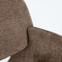 Silla de tejido en topo, 54 x 56 x 82 cm | Noor