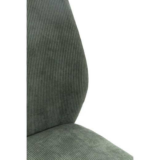 Green fabric chair, 45 x 62 x 97 cm | Alan