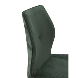 Green fabric chair, 46 x 62 x 89 cm | Adaya