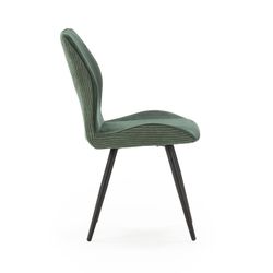 Green fabric chair, 46 x 62 x 89 cm | Adaya