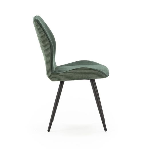 Green fabric chair, 46 x 62 x 89 cm | Adaya