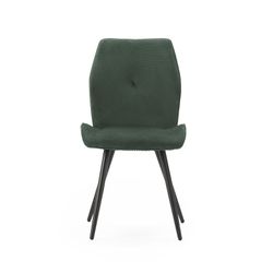 Green fabric chair, 46 x 62 x 89 cm | Adaya
