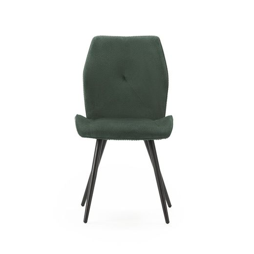 Green fabric chair, 46 x 62 x 89 cm | Adaya
