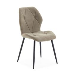 Green fabric chair, 47.5 x 57.5 x 85 cm | Luna