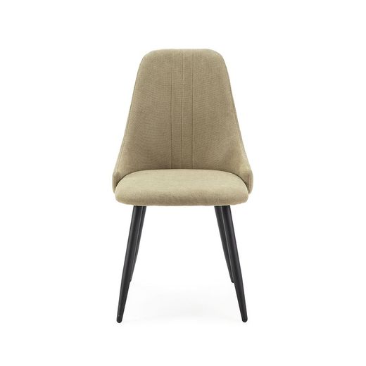 Green fabric chair, 50 x 57 x 91 cm | Mani