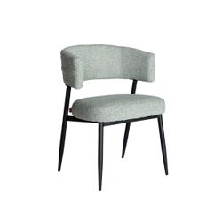Silla de tejido en verde, 57 x 58 x 78 cm | Merano