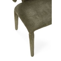 Fabric chair in green, 58 x 55.5 x 76 cm | Maca