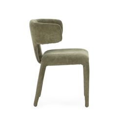 Fabric chair in green, 58 x 55.5 x 76 cm | Maca