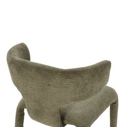 Fabric chair in green, 58 x 55.5 x 76 cm | Maca