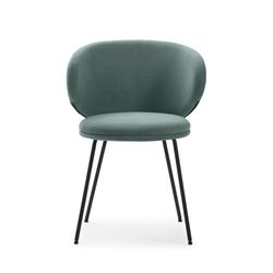 Cadeira de tecido verde, 59,5 x 56 x 77,5 cm | Correr