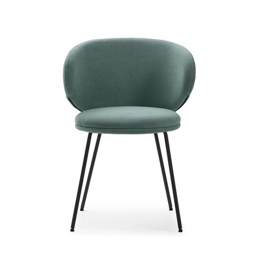 Cadeira de tecido verde, 59,5 x 56 x 77,5 cm | Correr