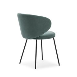 Cadeira de tecido verde, 59,5 x 56 x 77,5 cm | Correr