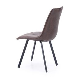 Dining set, 1 extendable table and 4 chairs | Branch-Diamond
