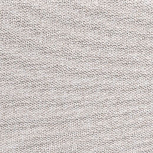 Fabric and steel chair in cream and black, 56 x 60 x 81 cm