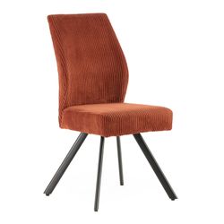 Chaise en tissu et métal avec toit en tuiles, 59 x 53 x 98 cm | Anibal