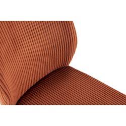 Chaise en tissu et métal avec toit en tuiles, 59 x 53 x 98 cm | Anibal