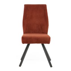 Chaise en tissu et métal avec toit en tuiles, 59 x 53 x 98 cm | Anibal