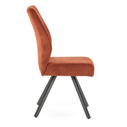 Chaise en tissu et métal avec toit en tuiles, 59 x 53 x 98 cm | Anibal