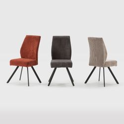 Chaise en tissu et métal avec toit en tuiles, 59 x 53 x 98 cm | Anibal