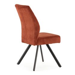 Chaise en tissu et métal avec toit en tuiles, 59 x 53 x 98 cm | Anibal