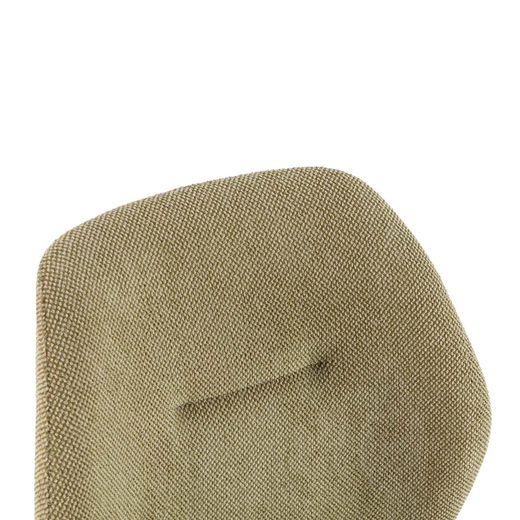 Cadeira de tecido e metal na cor verde, 49 x 58 x 86 cm | Ansu