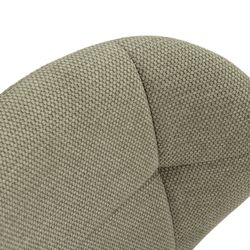 Fabric and metal chair in green, 50 x 58 x 83 cm | Maori