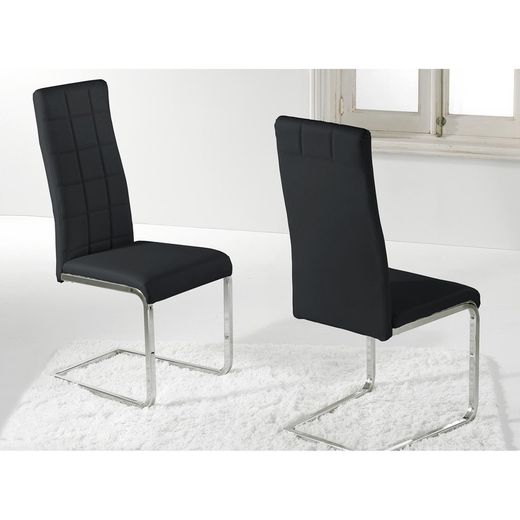 Zestaw do jadalni, 1 okrągły stół i 4 krzesła | Kometa grzmotu