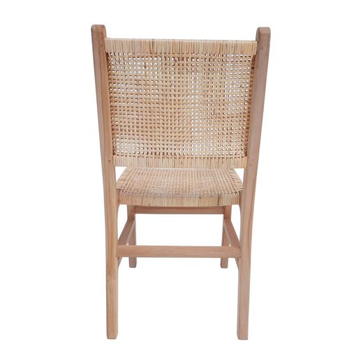 Krzesło z naturalnego drewna tekowego, 42 x 56 x 88 cm | Parma