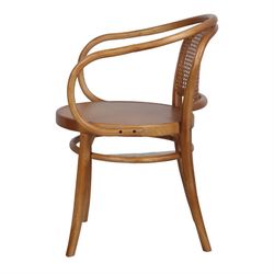 Brown Wood Desmond Chair, 56x51.5x83cm