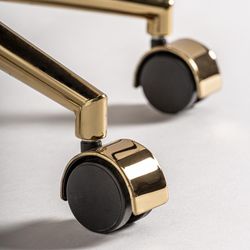 Nozay Polyester Skrivbordsstol i Natur, 55 x 57 x 74 cm