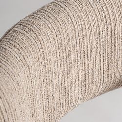 Nozay Polyester Skrivbordsstol i Natur, 55 x 57 x 74 cm