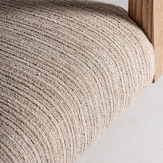 Nozay Polyester Skrivbordsstol i Natur, 55 x 57 x 74 cm