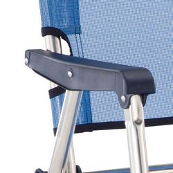 Textileine sailor chair and aluminum frame, 58x54x81 cm