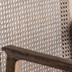 Chaise Mattia en bois de frêne crème, 57 x 60 x 85 cm