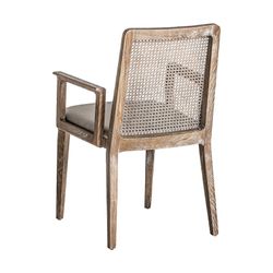 Chaise Mattia en bois de frêne crème, 57 x 60 x 85 cm