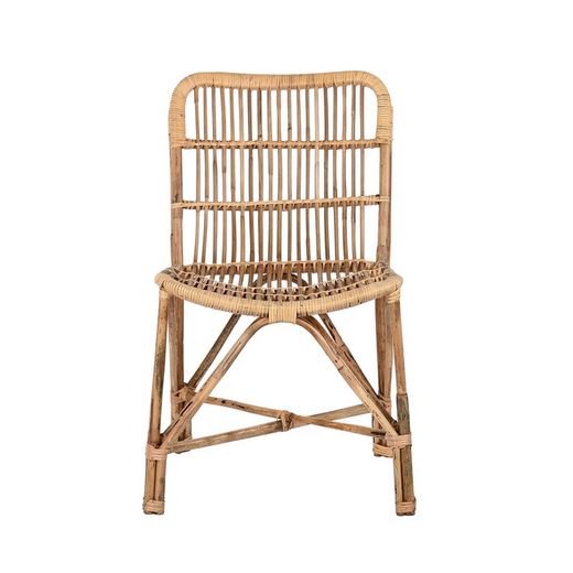 Sedia da giardino in rattan e bambù naturale, 47 x 61 x 84 cm | Mare