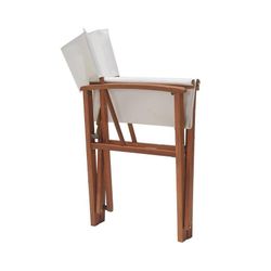 Folding Director Chair Chillvert Milan Wood With Arms 51.5x54.2x84 cm