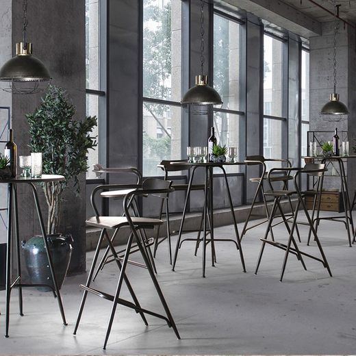 Silla Raich Hierro 52x52x81 cm Envejecida