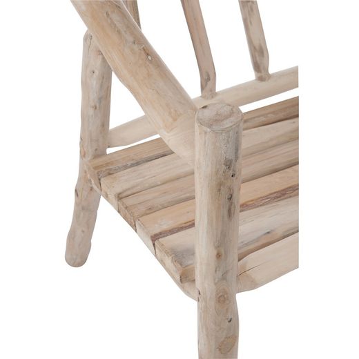 Silla Troncos de Madera 61x71x80 cm