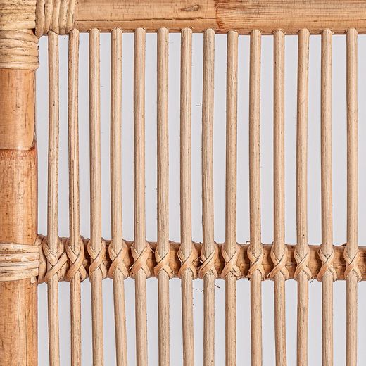 Chaise Tandag en rotin naturel, 53 x 53 x 80 cm